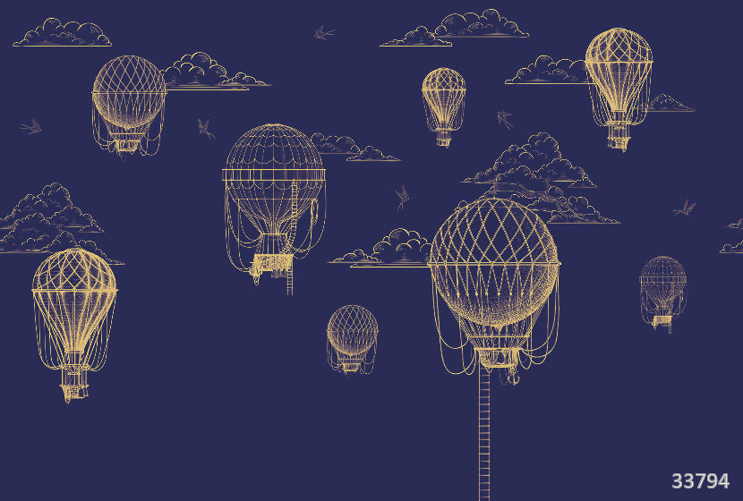 Balloons blue