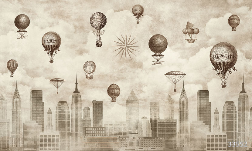 Balloons sepia