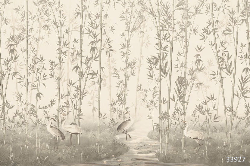 Bamboo forest sepia
