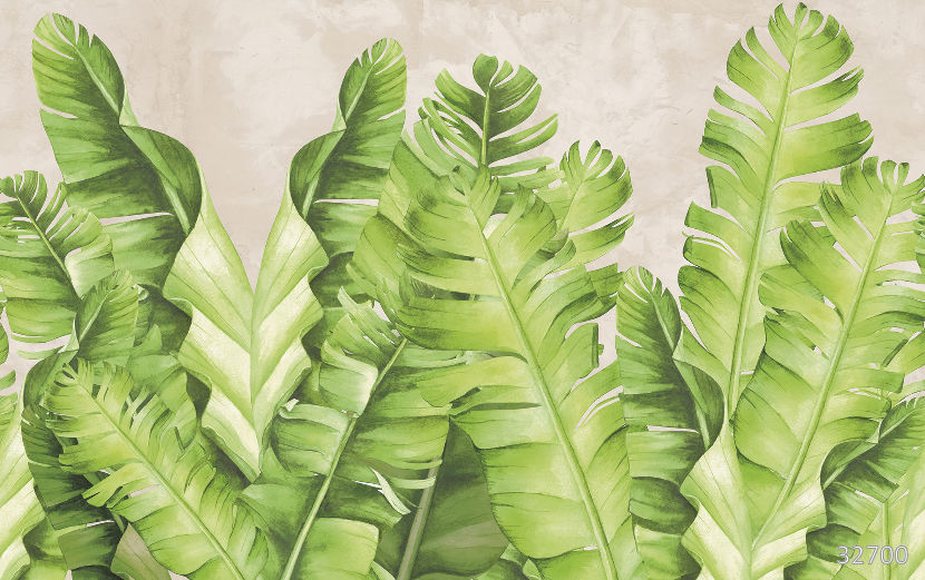 Banana leaves lime