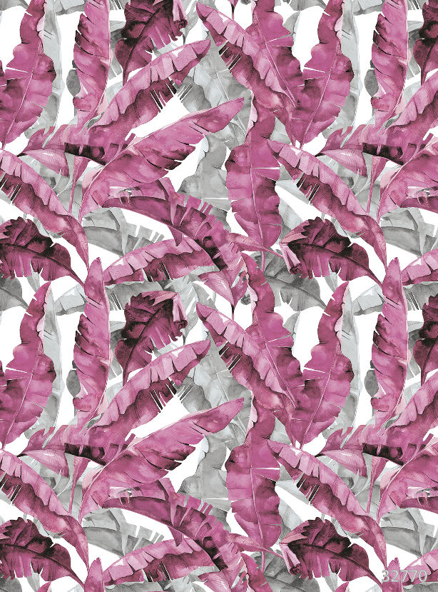 Banana leaves pink
