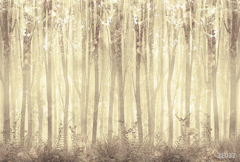 Beautiful Forest beige gradient