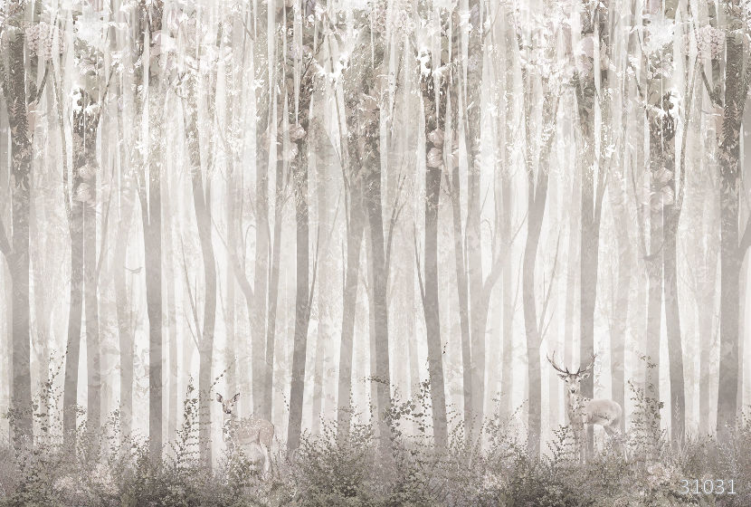 Beautiful Forest gray gradient