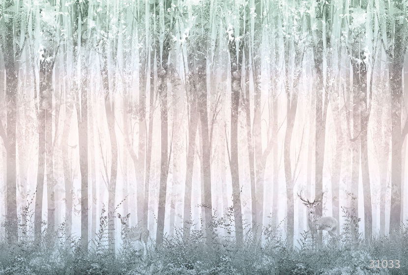 Beautiful Forest olympic blue gradient