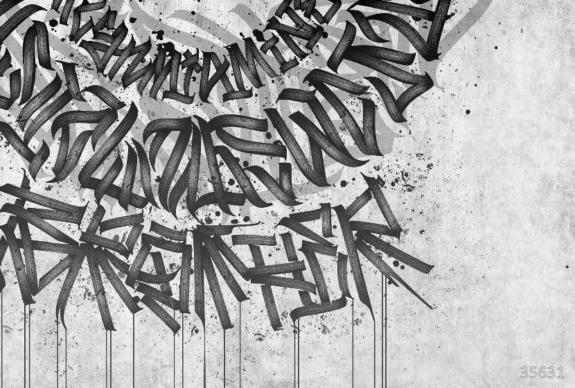 Black graffiti