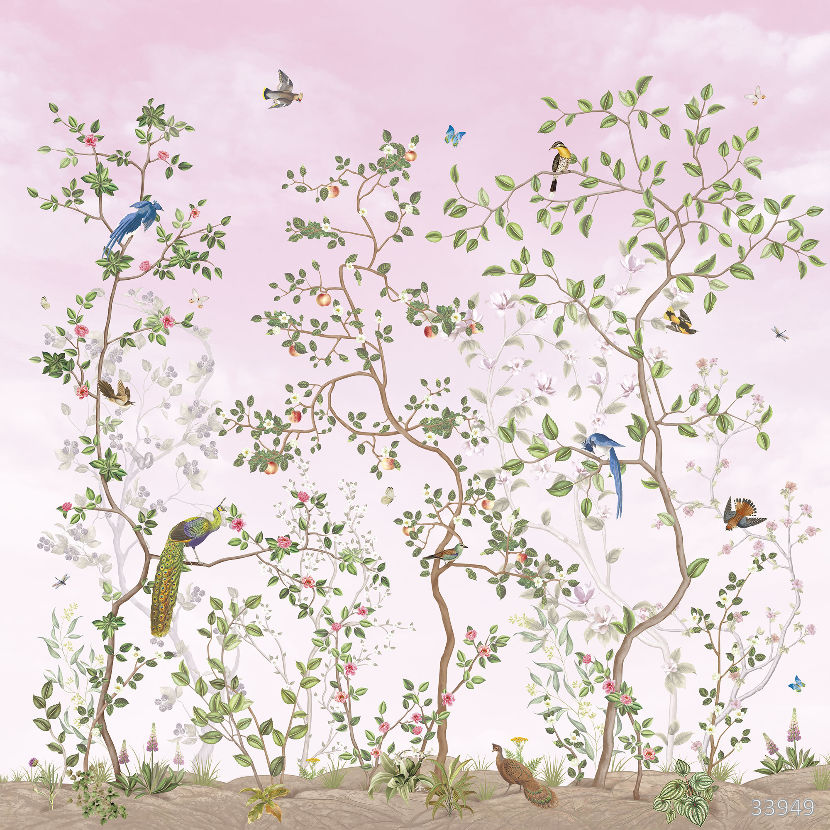 Blooming garden pink