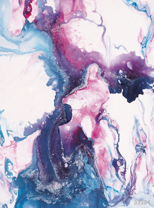 Blue and pink