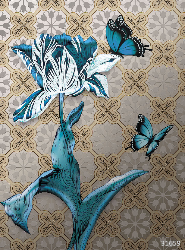Blue tulip