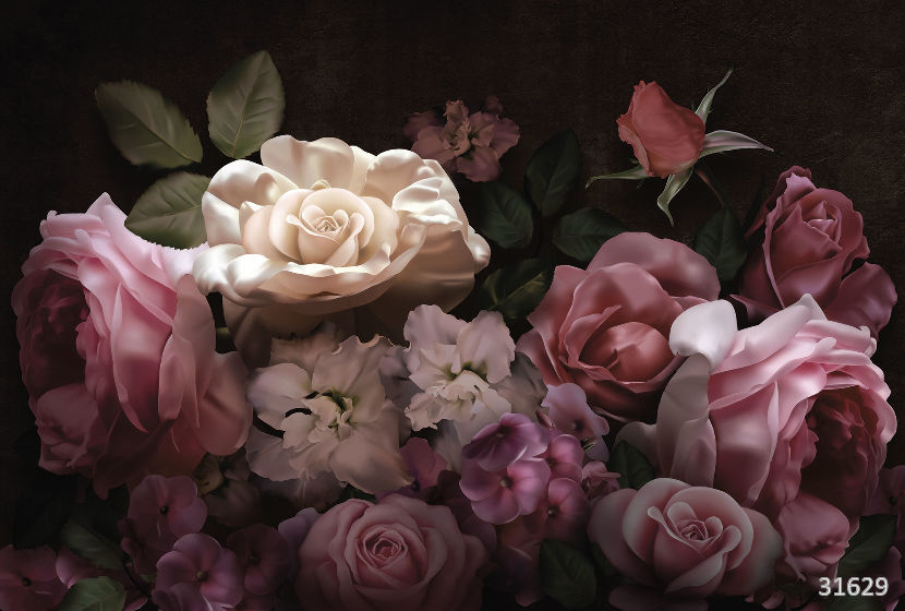 Bouquet of roses red