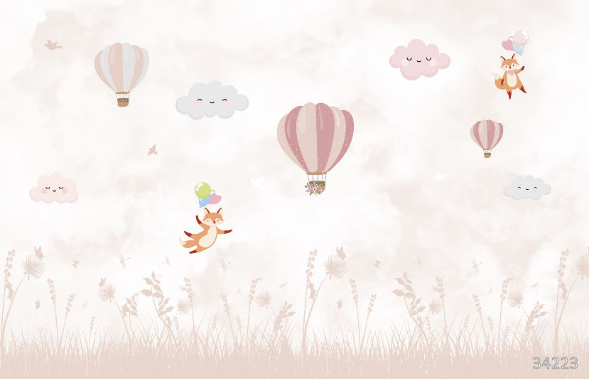 Clouds and balloons