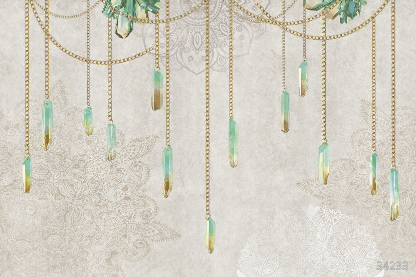 Crystals gold