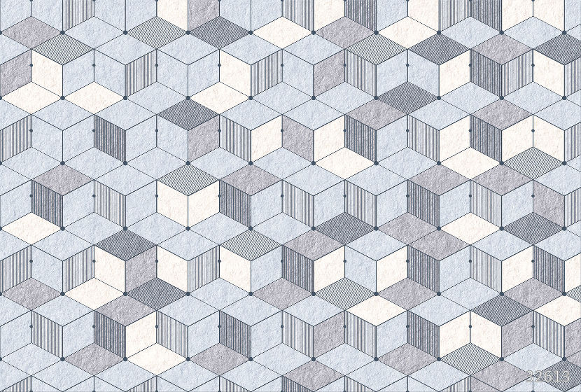 Cubes blue