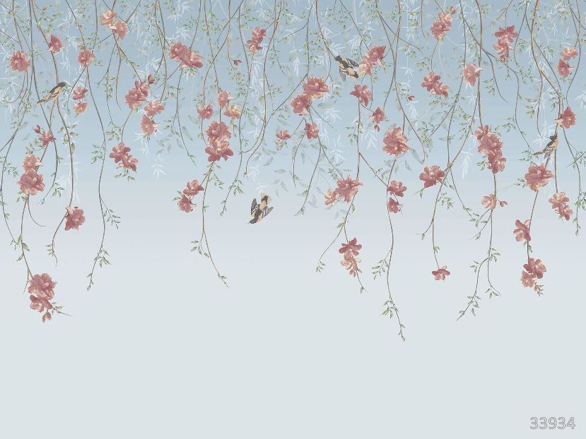 Delicate flowers blue