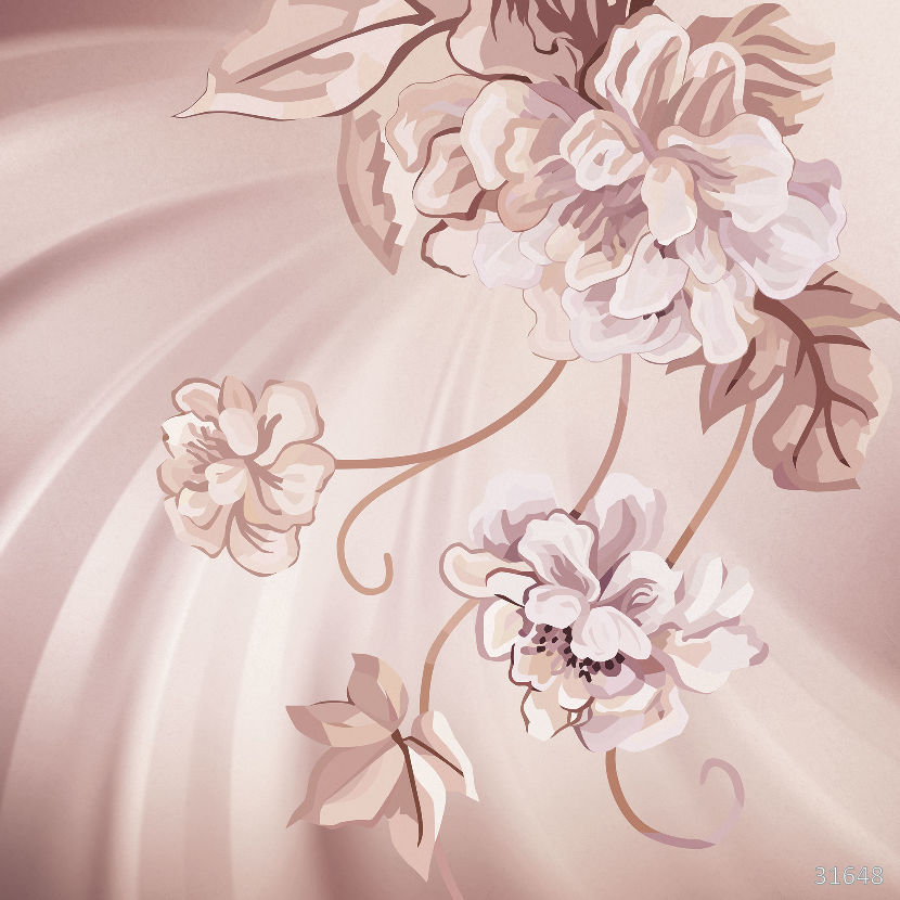 Delicate flowers pink