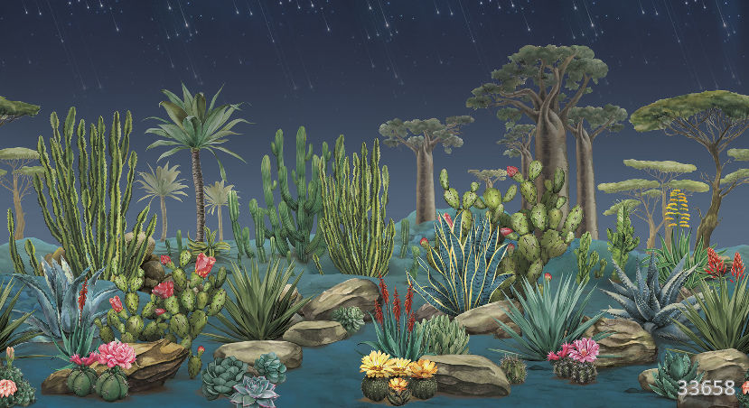 Desert flora night