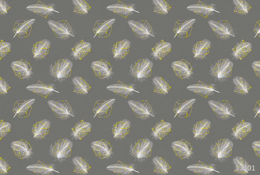 Feather geometry gray