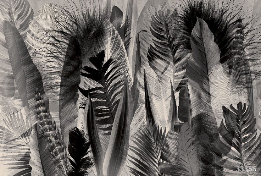 Feathers and leaves light