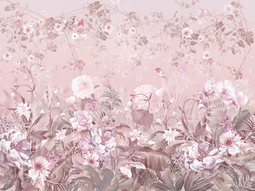 Flowering meadow pink