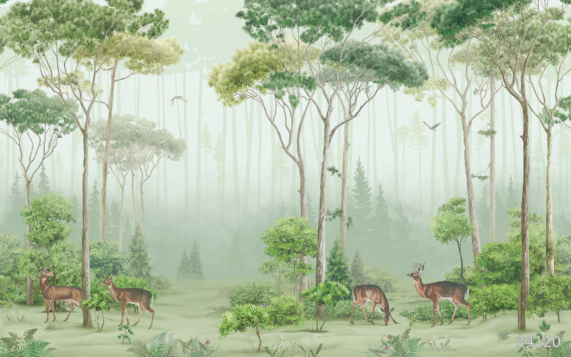 Forest melody green