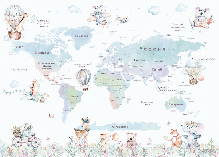 Funny world map