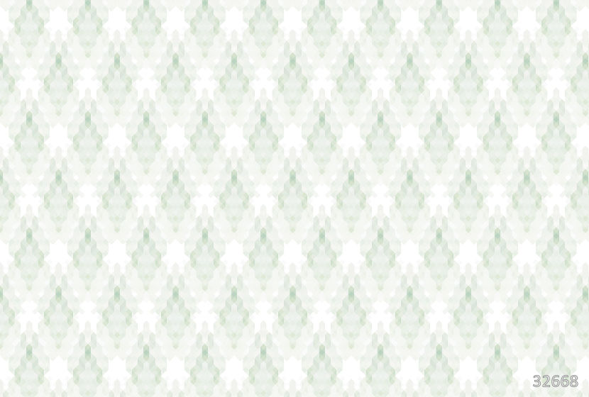 Geometric pattern green
