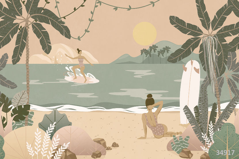 Girls on the beach
