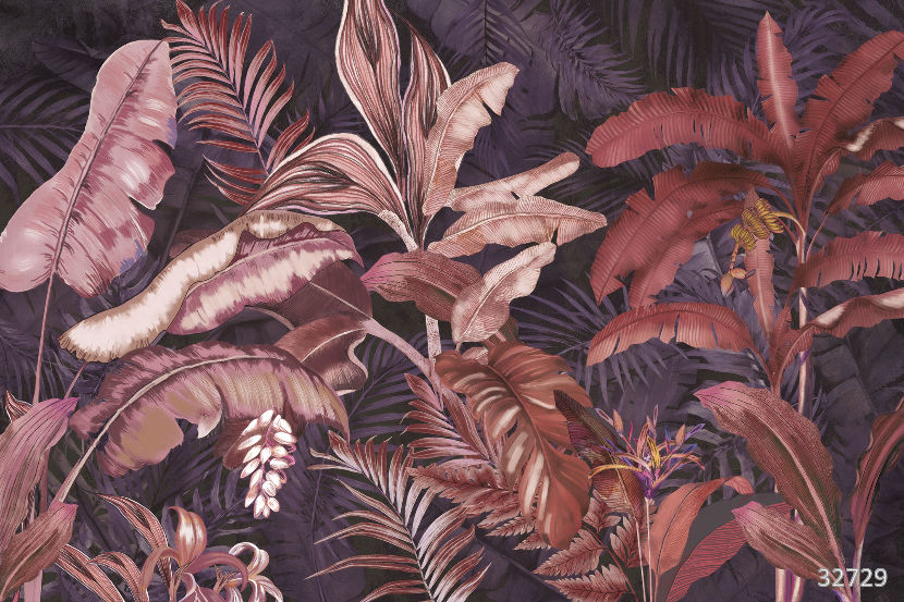 Jungle burgundy