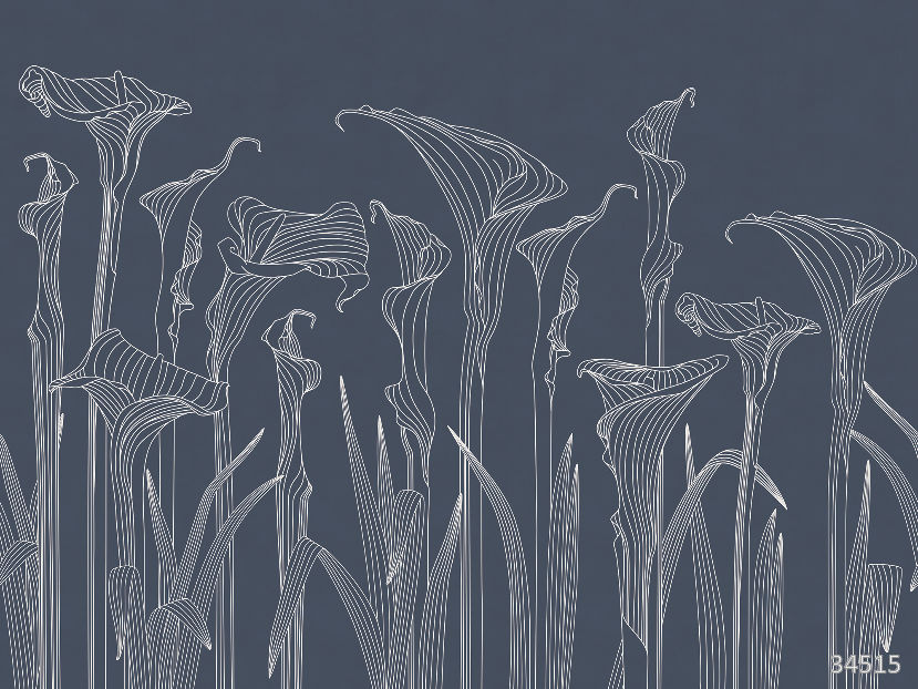 Kalla lilies blue