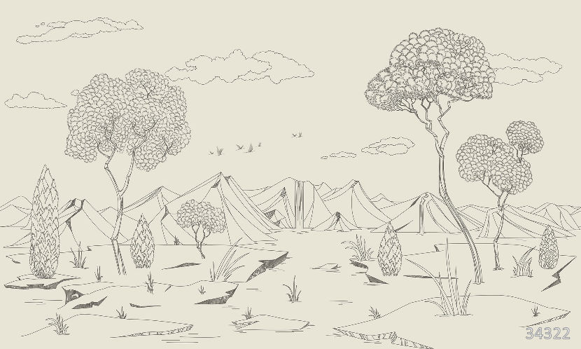 Mountain plateau beige