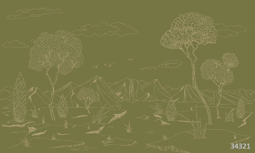 Mountain plateau green