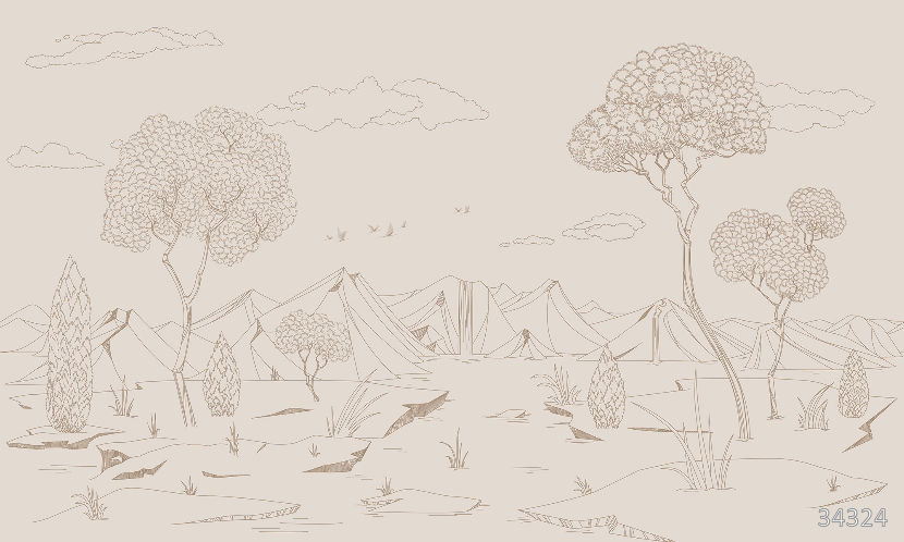 Mountain plateau pink