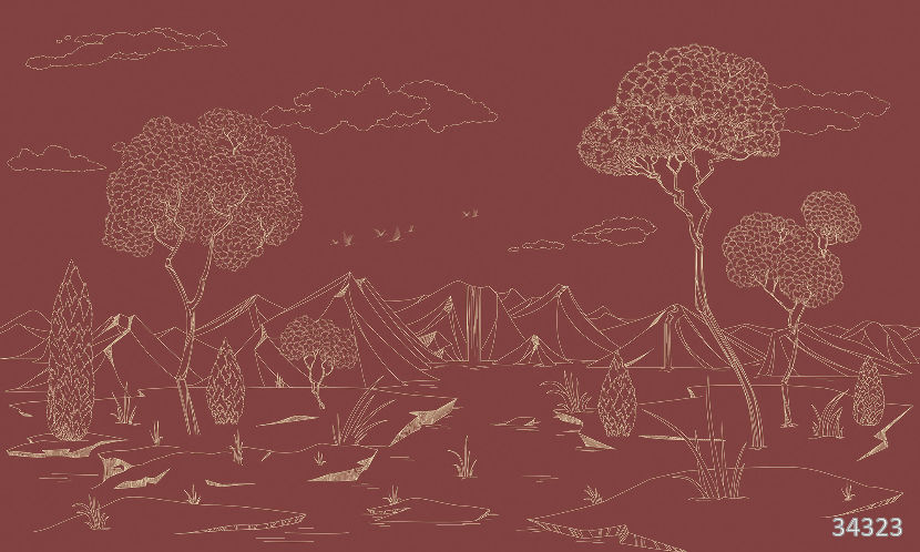 Mountain plateau terracotta