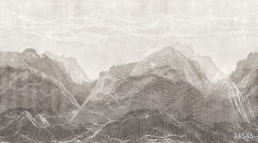 Mountains in line