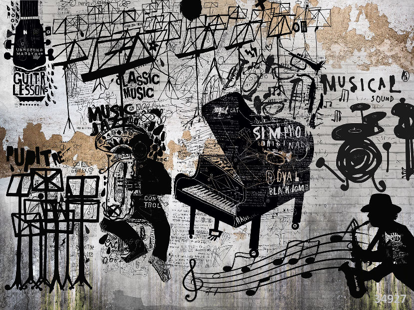 Music graffiti