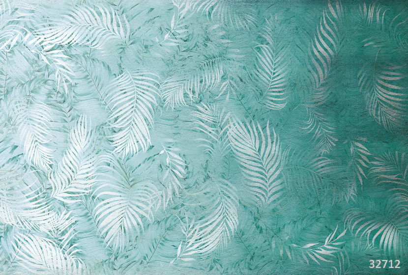 Palm wind blue