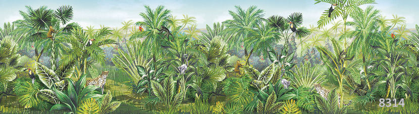Panoramic jungle