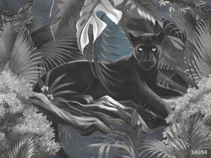 Panther in the jungle