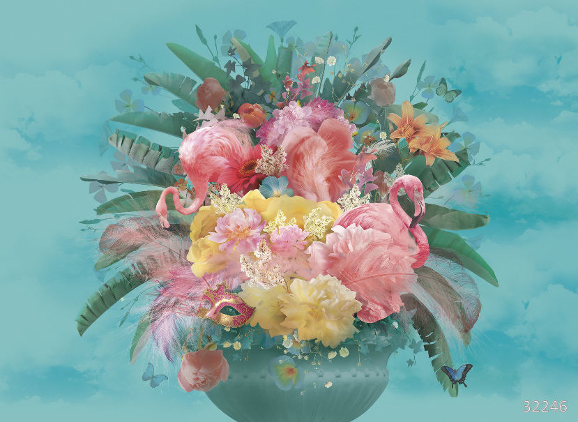 Paradise flamingos