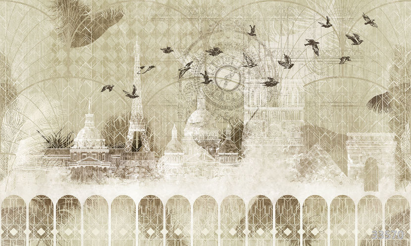 Paris sepia