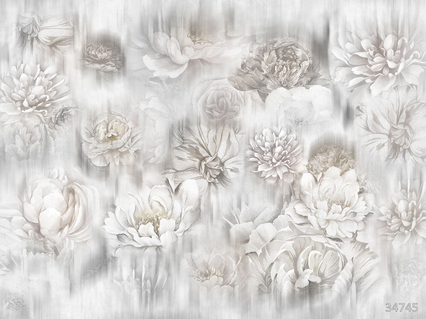 Peonies in the haze