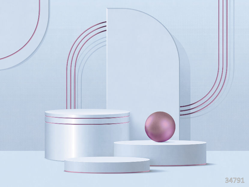 Pink shapes