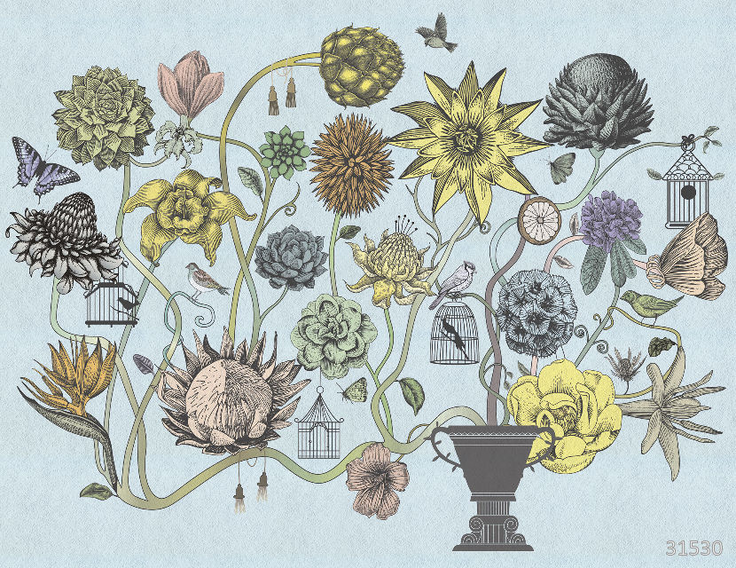 Plants blue