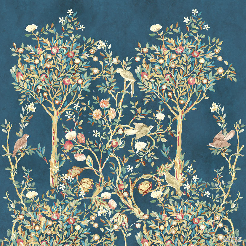 Pomegranate trees
