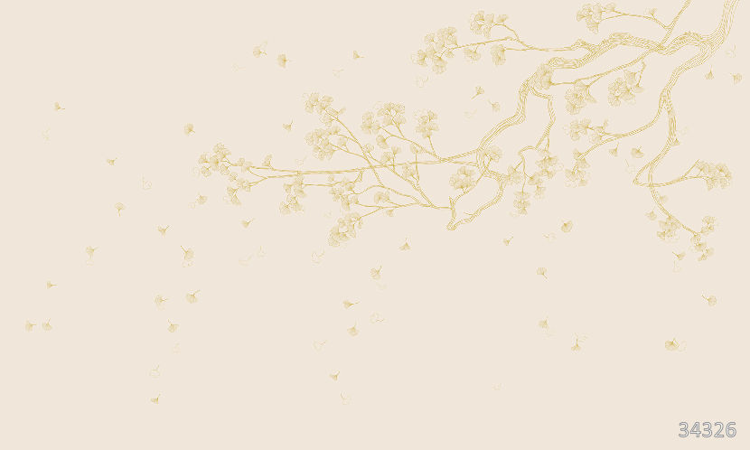 Sakura branch gold