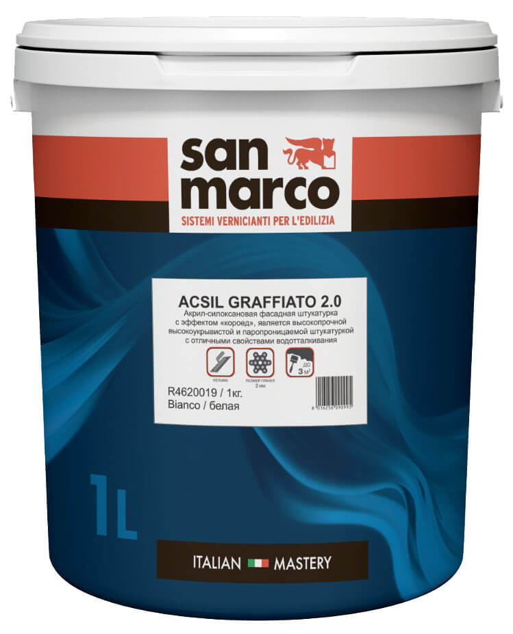 Штукатурка фасадная ACSIL Grafiatto 2.0
