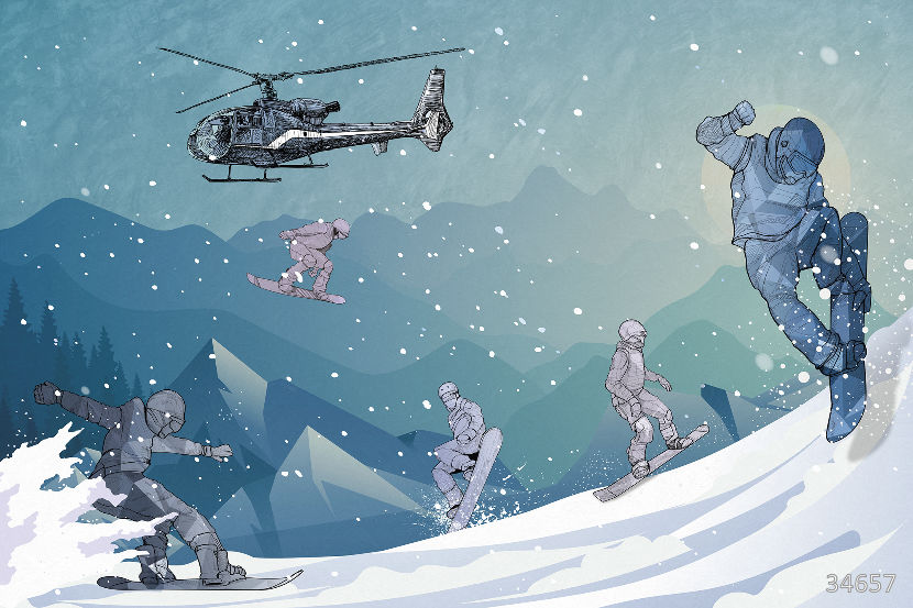 Snowboarding