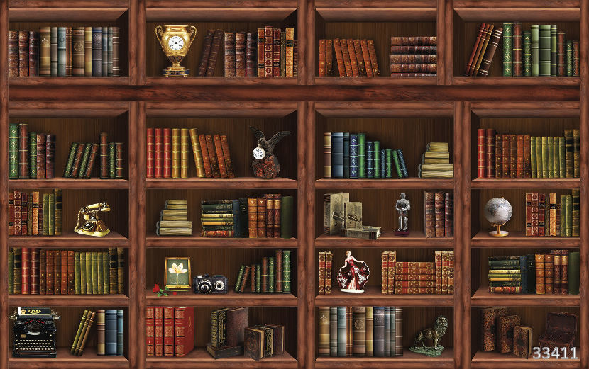 Стеллаж с книгами