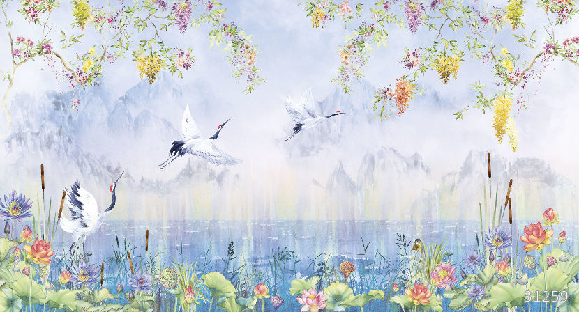 Storks purple