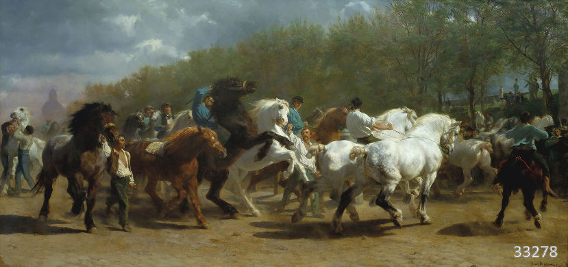 THE HORSE FAIR, by Rosa Bonheur