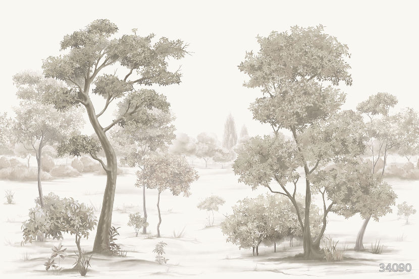 Trees sepia